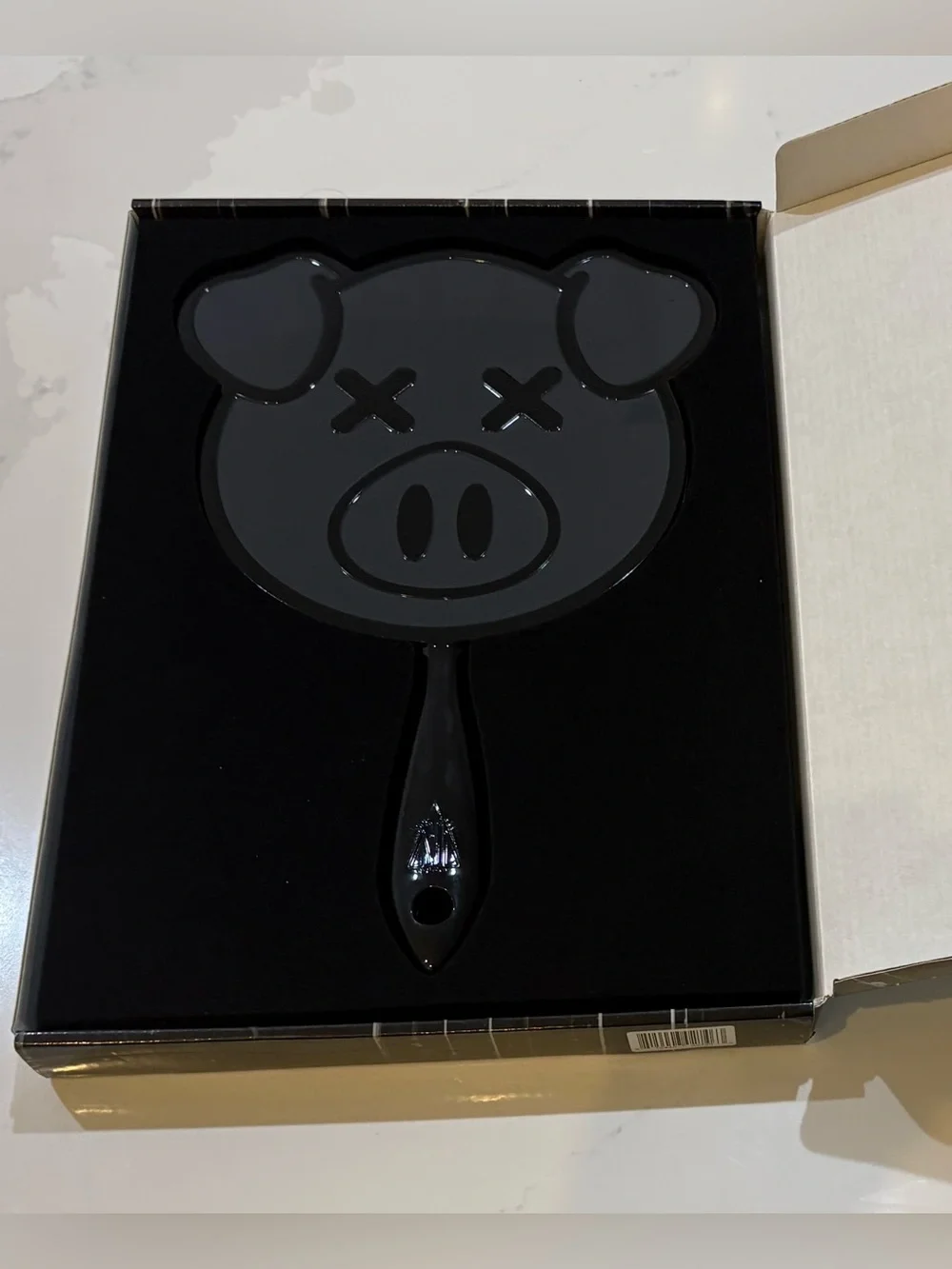 JEFFREE STAR X SHANE DAWSON - BLACK PIG FACE - HAND MIRROR NEW W/ BOX